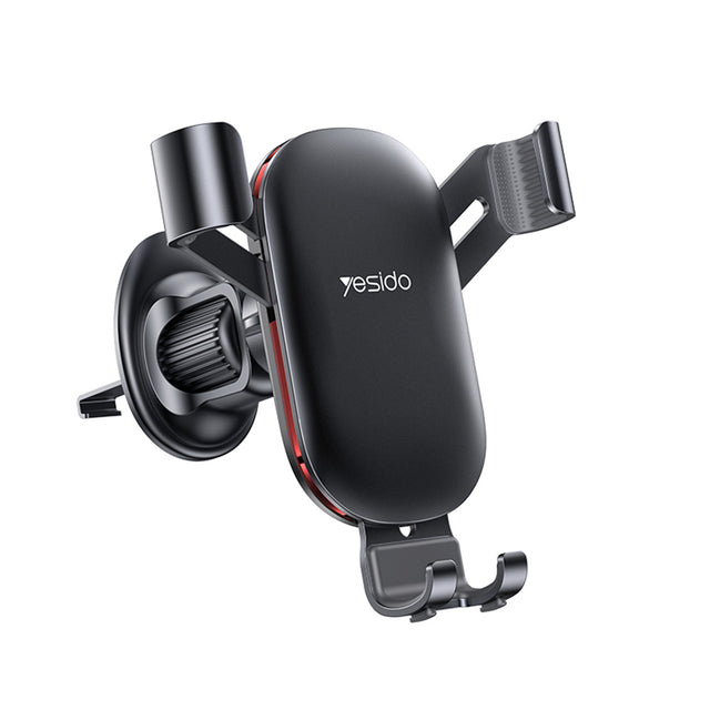 Suport Yesido (C243), for Air Vent, with Bionic Hawksbill Hook, Gravitational Lock, Negru
