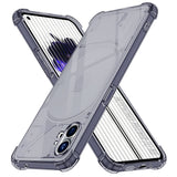 Husa de protectie Techsuit Shockproof Clear Silicone compatibil cu Nothing Phone (1), Negru Fumuriu