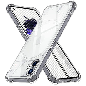 Husa de protectie Techsuit Shockproof Clear Silicone compatibil cu Nothing Phone (1), Transparent