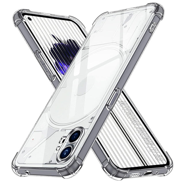 Husa de protectie Techsuit Shockproof Clear Silicone compatibil cu Nothing Phone (1), Transparent