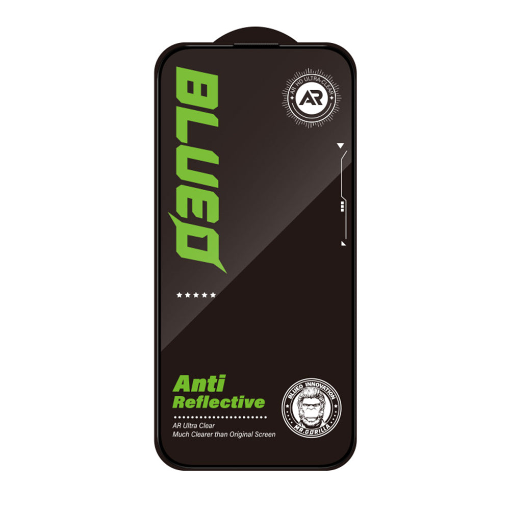 Folie de protectie Blueo Anti-Reflective HD Glass compatibil cu iPhone 13 Pro Max / iPhone 14 Plus, Negru