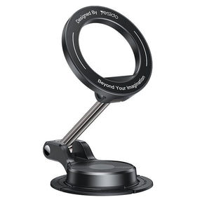 Suport Yesido (C218), Magnetic, for Dashboard, Dual-axis Design, Compatible with MagSafe, Negru