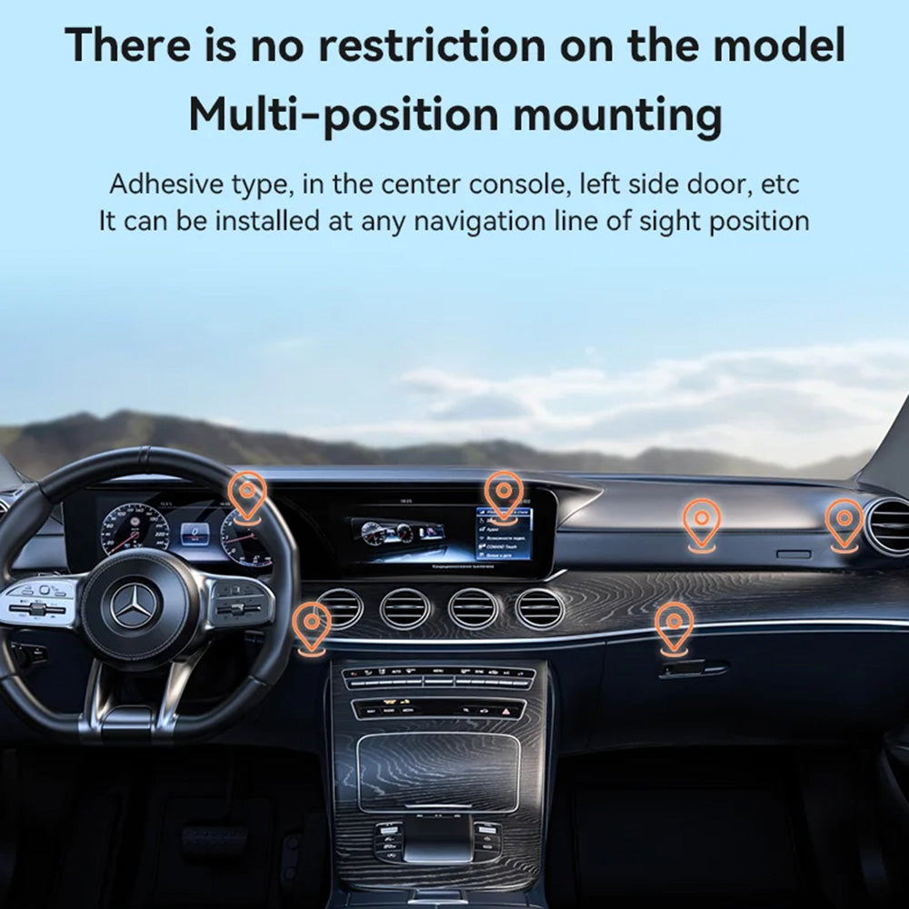 Suport Yesido (C215), Magnetic, for Dashboard, 360, Universal, Zinc Alloy, Negru