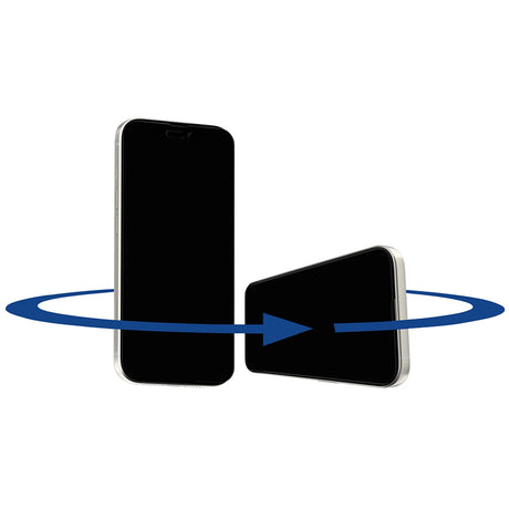 Folie de protectie ANANK 2.5D 360° Privacy compatibil cu iPhone 15, Negru