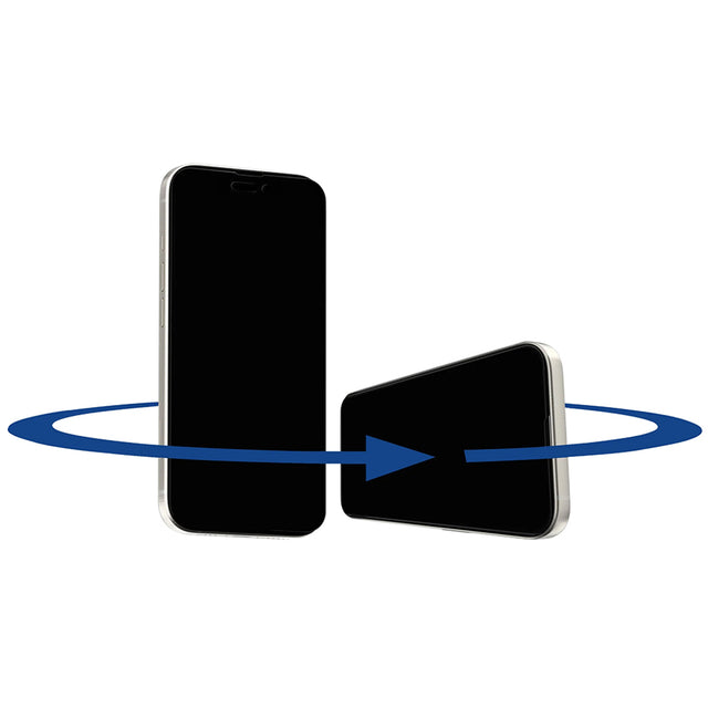 Folie de protectie ANANK 2.5D 360° Privacy compatibil cu iPhone 14 Pro, Negru