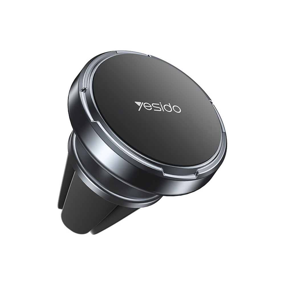 Suport Yesido Mini (C214), Magnetic, for Air Vent, Free Rotation, Zinc Alloy, Non-slip, Universal, Negru