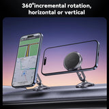 Suport Yesido (C210), Magnetic, for Dashboard, Dual Ball Head, Metal Design, Universal, Negru