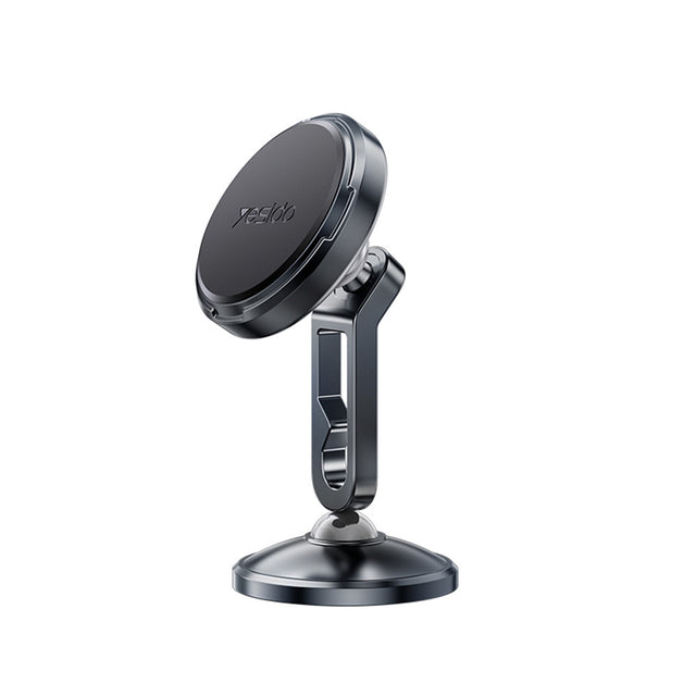 Suport Yesido (C210), Magnetic, for Dashboard, Dual Ball Head, Metal Design, Universal, Negru