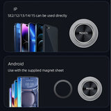 Suport Yesido (C179), for Dashboard/Windshield, Star Ring Magnetic Design, 360, Zinc Alloy, Negru