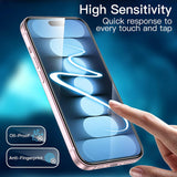Folie de protectie ANANK 3D 1X Reinforced Curved (set de 10) compatibil cu iPhone 16, Transparent