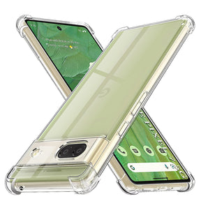 Husa de protectie Techsuit Shockproof Clear Silicone compatibil cu Google Pixel 7, Transparent