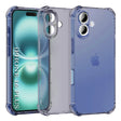 Husa de protectie Techsuit Shockproof Clear Silicone compatibil cu iPhone 16, Negru Fumuriu