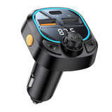Incarcator Yesido FM Modulator and Car (Y70), Dual-Port USB-C + USB-A, Bluetooth 5.3, 15W, Negru