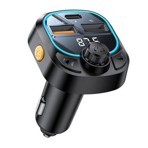 Incarcator Yesido FM Modulator and Car (Y70), Dual-Port USB-C + USB-A, Bluetooth 5.3, 15W, Negru