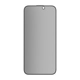 Folie de protectie Blueo Anti-Peep Privacy Glass compatibil cu iPhone 15 Pro Max, Negru Mat