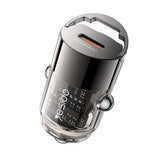 Incarcator Yesido Hidden Car (Y67), Type-C, PD45W, Aluminum Alloy, Super Fast Charging, Negru