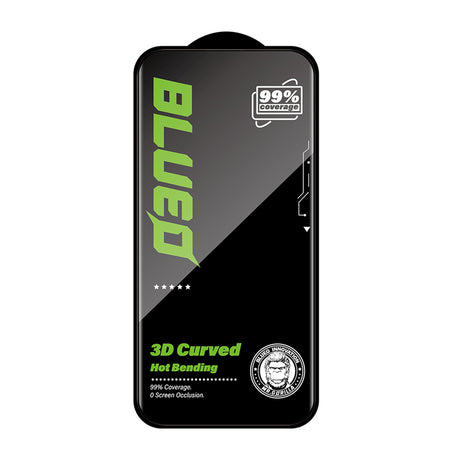 Folie de protectie Blueo 3D HD Full Display Curved Edge HD Glass compatibil cu iPhone 16 Pro Max, Negru