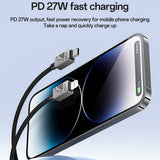 Cablu Yesido (CA195), Type-C to Lightning, Fast Charging, PD27W, CarPlay Compatible, Zinc Alloy, 1.2m, Negru