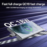 Cablu Yesido (CA135C), USB to Type-C, Fast Charging, QC18W, 3A, 480Mbps, CarPlay Compatible, Zinc Alloy, 1.2m, Negru