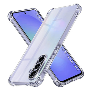 Husa de protectie Techsuit Shockproof Clear Silicone compatibil cu Samsung Galaxy A36 5G, Transparent