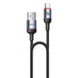 Cablu Yesido (CA130C), USB to Type-C, Fast Charge, 18W, 3A, 480Mbps, CarPlay Compatible, Aluminum Alloy, 2m, Negru