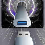 Hub/Dock Yesido Docking Station 4in1 (HB18), USB to 1x USB3.0, 3x USB2.0, Plug&Play, 5Gbps, Aluminum Alloy, Gri