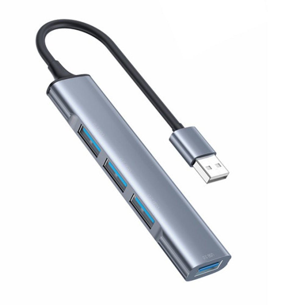 Hub/Dock Yesido Docking Station 4in1 (HB18), USB to 1x USB3.0, 3x USB2.0, Plug&Play, 5Gbps, Aluminum Alloy, Gri