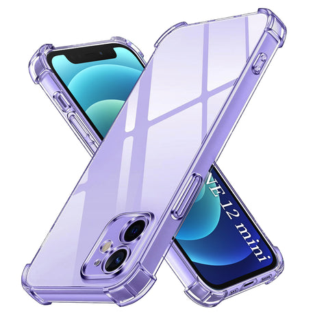 Husa de protectie Techsuit Shockproof Clear Silicone compatibil cu iPhone 12 mini, Transparent