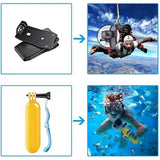Suport Techsuit Accessory Kit CamQuest 15in1 (SA15), for GoPro Action Camera, Negru
