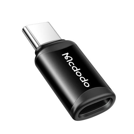 Adaptor Mcdodo OTG Adapter (OT-7700), Lightning to Type-C, Aluminium Alloy, Charging & Data Sync, 3A, Negru
