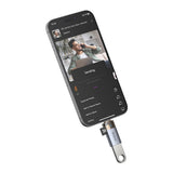 Adaptor Mcdodo OTG Adapter (OT-7850), USB to Lightning, with TF Card Reader, Fast Data Transfer, 480Mbps, LED, Lanyard, Negru