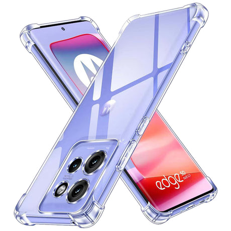 Husa de protectie Techsuit Shockproof Clear Silicone compatibil cu Motorola Edge 50 Neo / Edge 60 Neo / Motorola ThinkPhone 25, Transparent