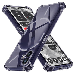 Husa de protectie Techsuit Shockproof Clear Silicone compatibil cu Nothing Phone (2), Negru Fumuriu