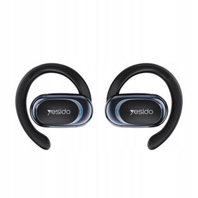 Casti Yesido (YSP13), with Bluetooth V5.3, Open-ear Design, Air Conduction Sound, 600mAh, LED, Negru