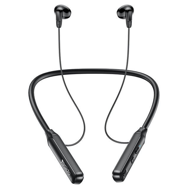 Casti Yesido (YSP21), Magnetic, Neckband Design, with Bluetooth V5.3, 280mAh, Type-C, Negru