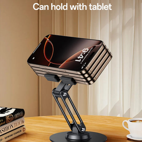 Suport Yesido (C300), for Phone Adjustable, Aluminum, 4.7 - , Argintiu