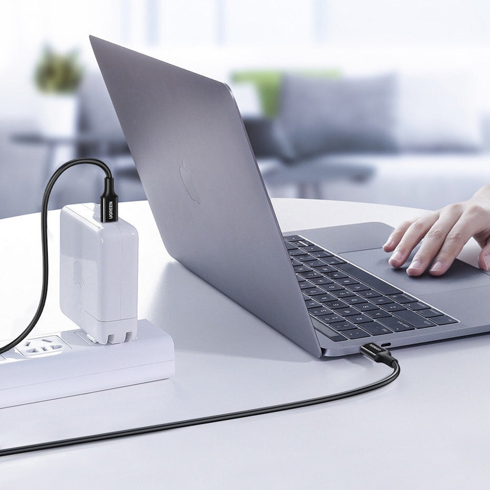 Cablu Ugreen US300 (60551), USB-C to USB-C, 5A, 100W, 1m, Alb