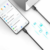 Cablu Ugreen US300 (80371), USB-C to USB-C, 5A, 100W, 1m, Negru