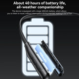 Casti Yesido (YSP20), Magnetic, Neckband Design, with Bluetooth V5.3, 400mAh, Type-C, Negru