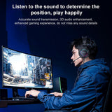 Casti Yesido Wired (EK05), for Gaming, USB, with Microphone, RGB LED Lights, Negru