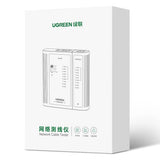 Adaptor Ugreen Network Cable Tester NW167 (10950), 9V Carbon Battery, Ethernet / Telephone Cable, Negru