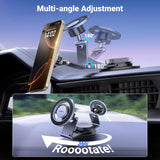 Suport Ugreen LP865 (45577), Magnetic Grip, for Dashboard, Universal, 360° Rotatable, Secure Fit, N52 Magnets, Negru