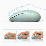 Tastatura/Mouse Ugreen Wireless Mouse MU105 (90672), 800/1200/1600/2400 DPI, Celadon Green