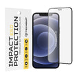 Folie de protectie Techsuit ESD Glass compatibil cu iPhone 12 / iPhone 12 Pro, Negru