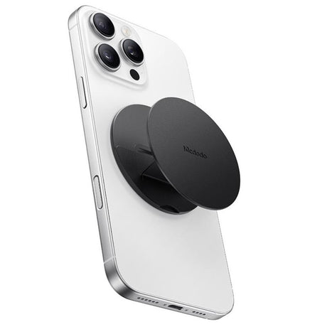 Suport Mcdodo Foldable Magnetic Phone Stand (MR-7910), with Multi-Angle Support, Leather, Negru