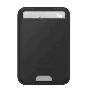 Suport Mcdodo Magnetic Card Napa Series (WH-7920), 3x Card Capacity, Leather Texture, Ultra-slim, Negru