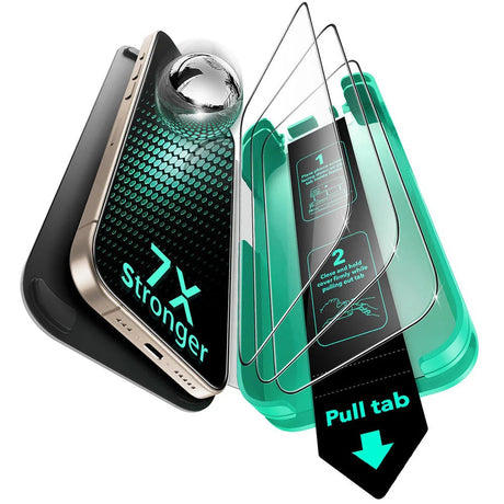 Folie de protectie ESR Armorite UltraFit (set de 3) compatibil cu iPhone 17 Air, Negru