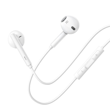 Casti Mcdodo Wired Earphones (HP-7500), with Volume Control, Type-C, DAC Chip, Hi-Res Audio, 1.2m, Alb