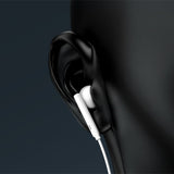 Casti Mcdodo Wired Earphones (HP-7500), with Volume Control, Type-C, DAC Chip, Hi-Res Audio, 1.2m, Alb
