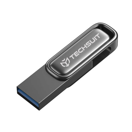 Stick de Memorie Techsuit THSM33 (THSM33264), 64GB, USB 3.0, Gri